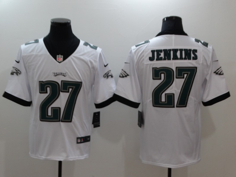 Men's Philadelphia Eagles Malcom Jenkins #27 White Jersey
